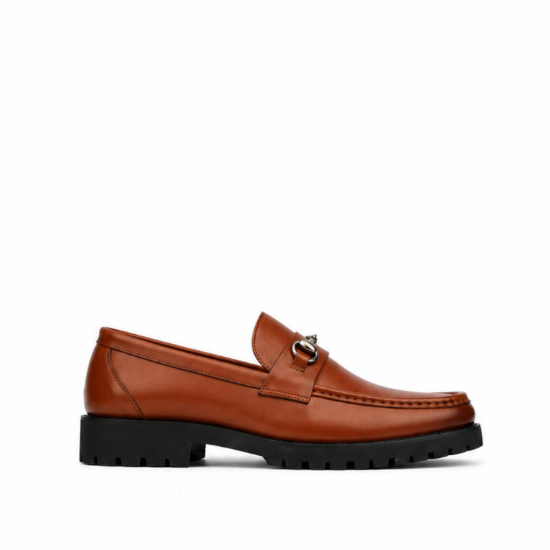 Aurelio Horsebit Lug Sole Loafers