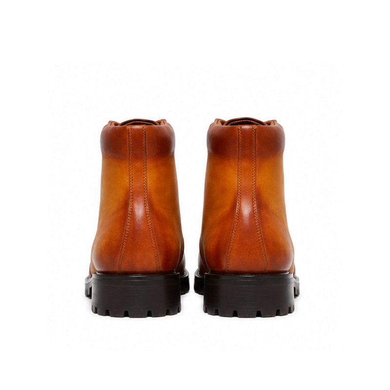 Italian Crafted Luxe Leather Ankle Boots