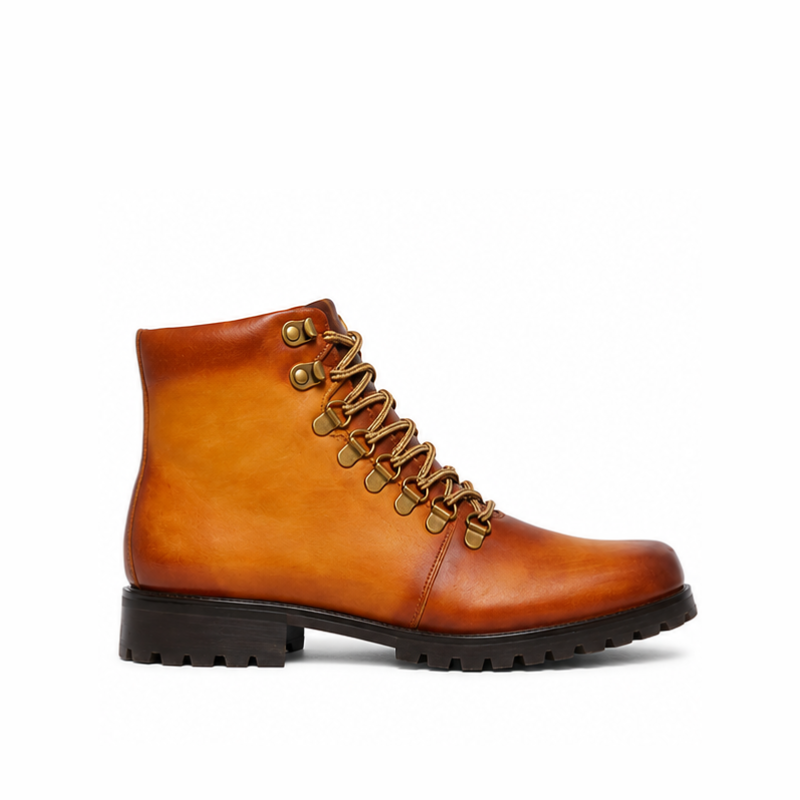 Italian Crafted Luxe Leather Ankle Boots