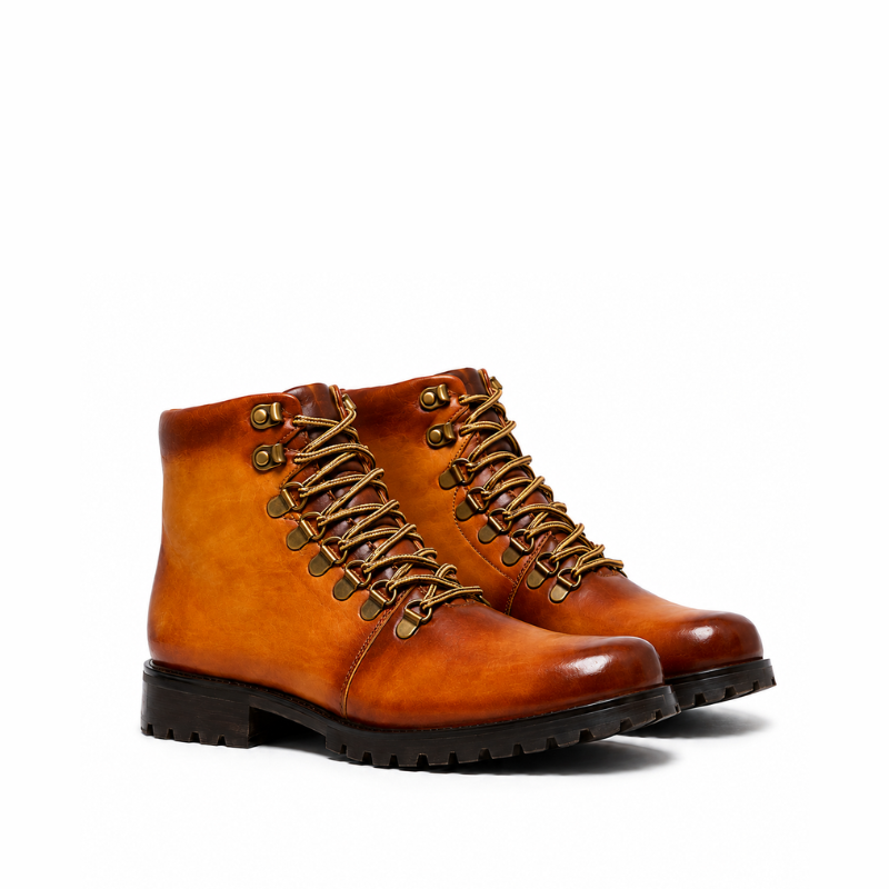 Italian Crafted Luxe Leather Ankle Boots