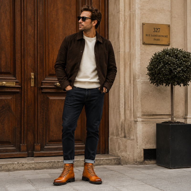 Italian Crafted Luxe Leather Ankle Boots