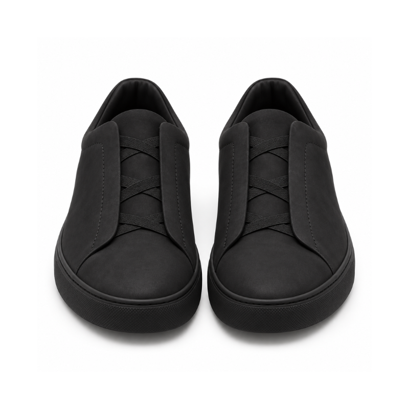 Aurelio Veil Tripple Stitch Nubuck Slip On Sneakers