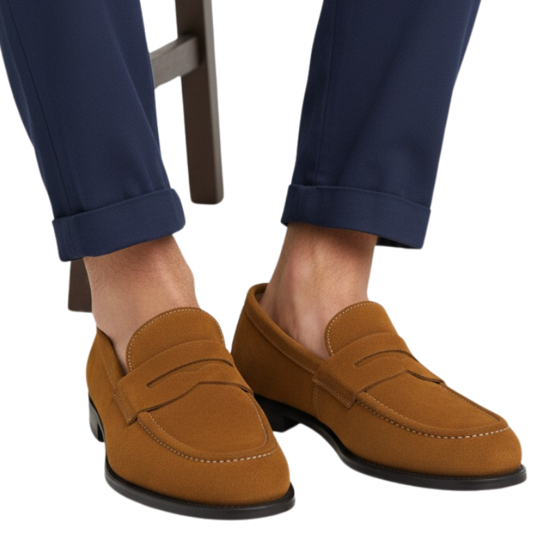 Auremo Luxury Suede Penny Loafer