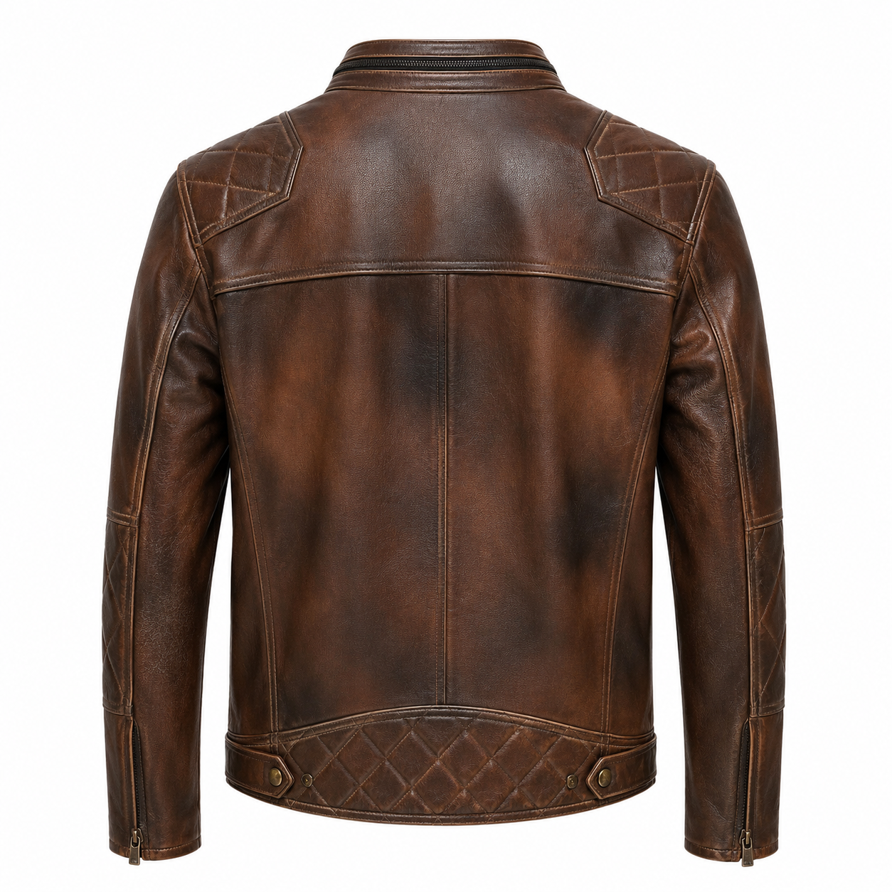 Aurex Vintage Leather Racer Jacket