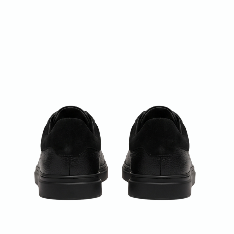Axton Classic Textured Leather Sneakers
