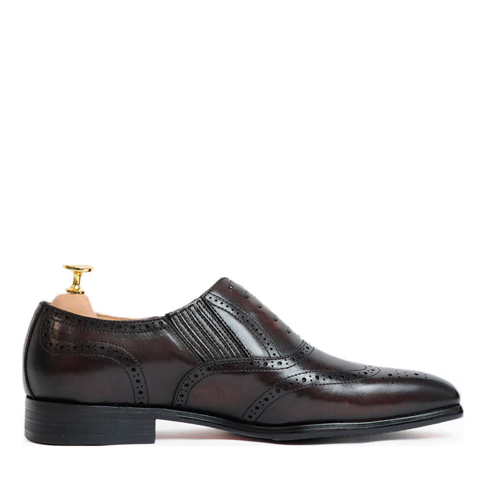 Azura Coffee Lace up Shoes