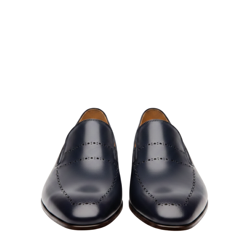 Azure Grace Leather Santorini Mist Loafer