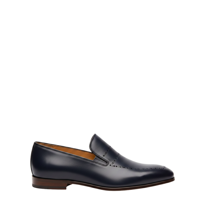 Azure Grace Leather Santorini Mist Loafer