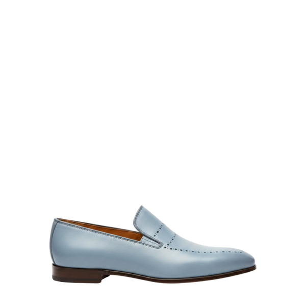 Azure Grace Leather Santorini Mist Loafer