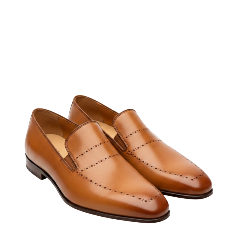 Azure Grace Leather Santorini Mist Loafer