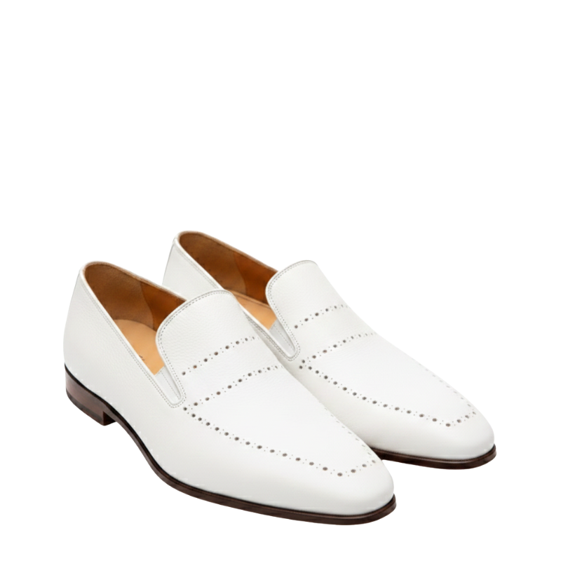 Azure Grace Leather Santorini Mist Loafer