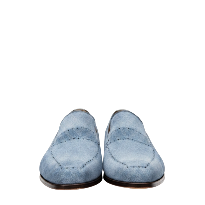 Azure Grace Suede Santorini Mist Loafer