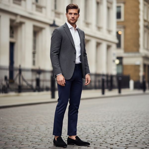Azure Grace Suede Santorini Mist Loafer