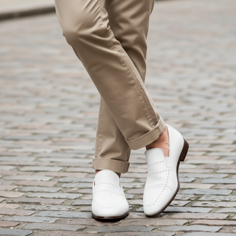 Azure Grace Suede Santorini Mist Loafer