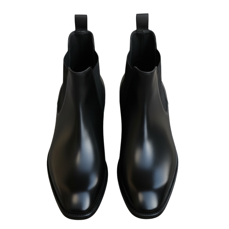 Arco Leather Chelsea Boot with Curve Toe