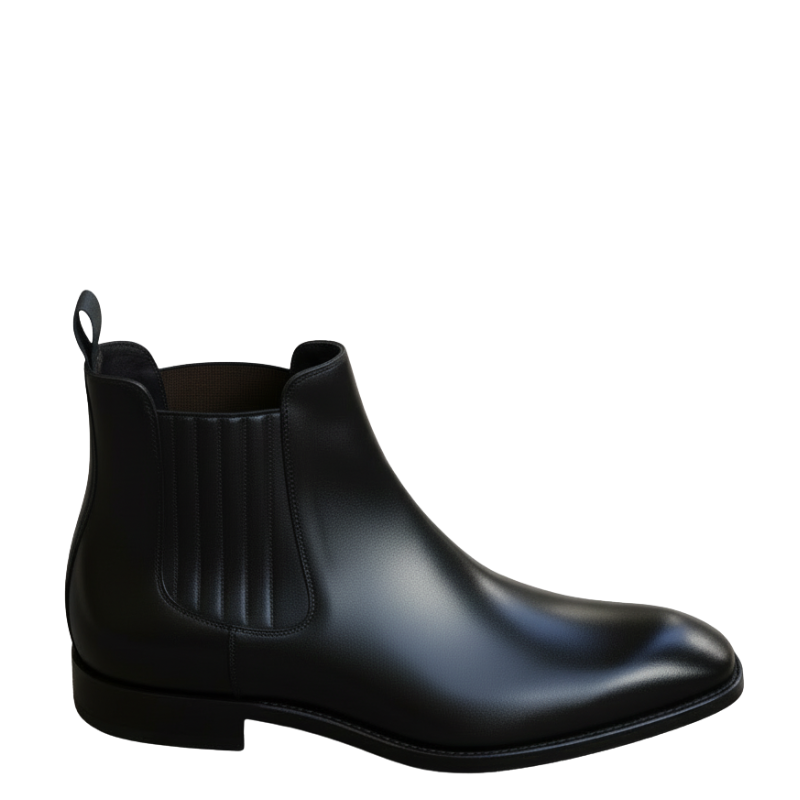 Arco Leather Chelsea Boot with Curve Toe
