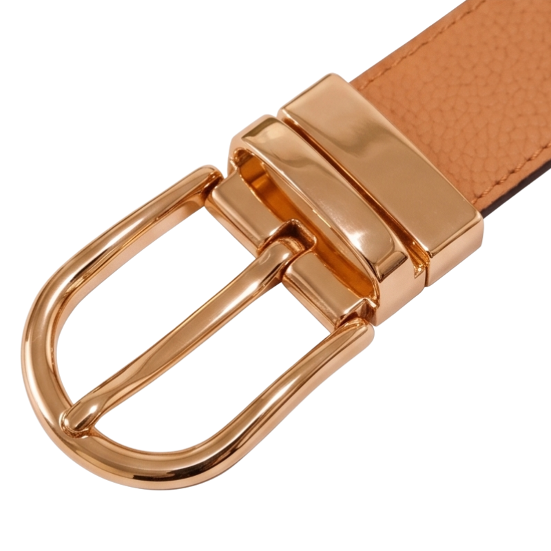 Golden Horizon Italian Leather Belt