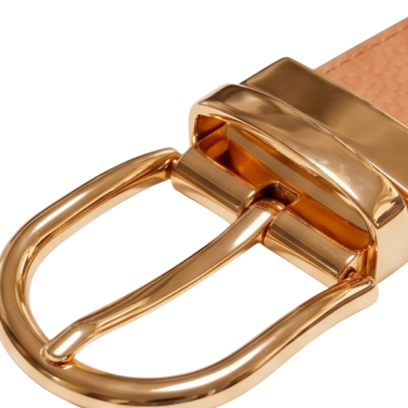 Golden Horizon Italian Leather Belt