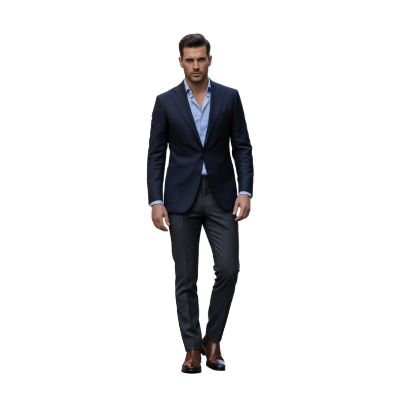 Arco Leather Chelsea Boot with Curve Toe