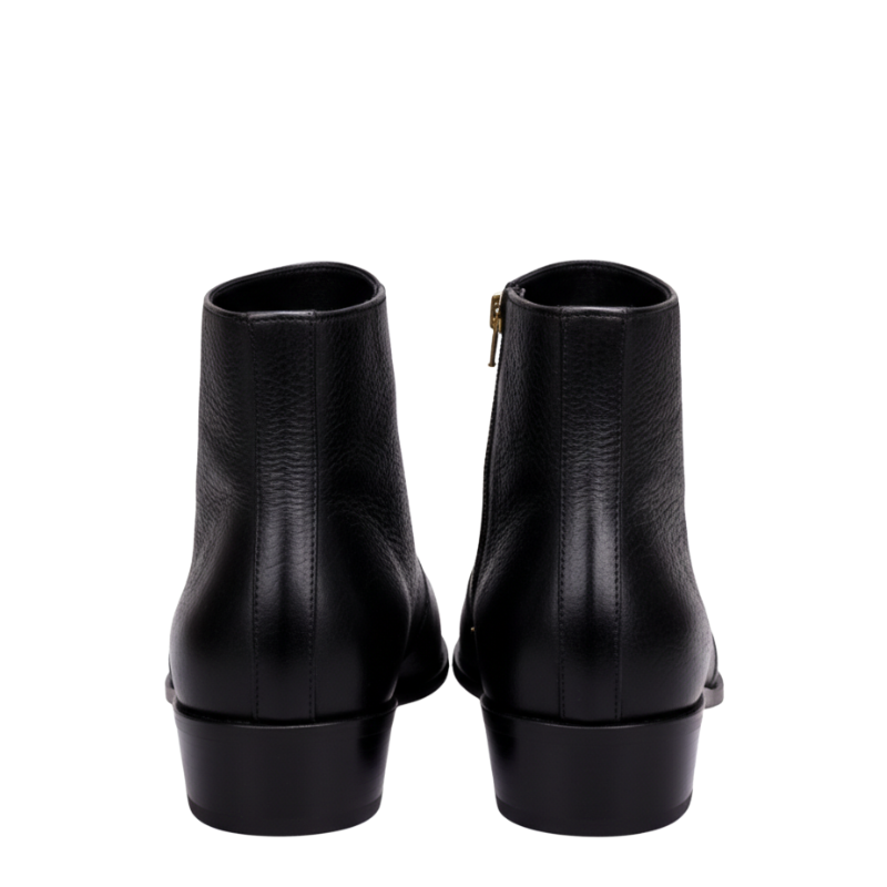 Men's Shadow Craft Leather Zipper Chelsea Boots