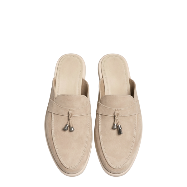 Italian Artisan Crafted Mule with Modern Tassel Finish