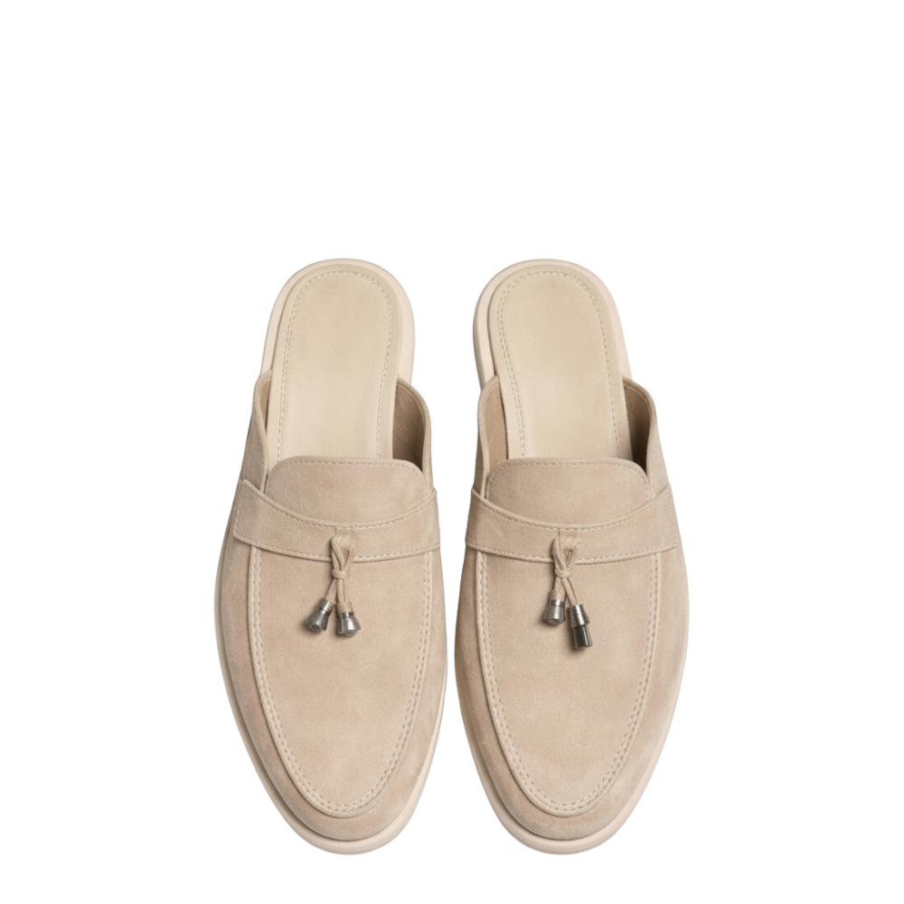Italian Artisan Crafted Mule with Modern Tassel Finish
