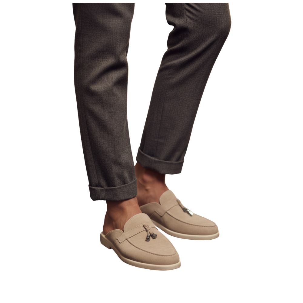 Italian Artisan Crafted Mule with Modern Tassel Finish