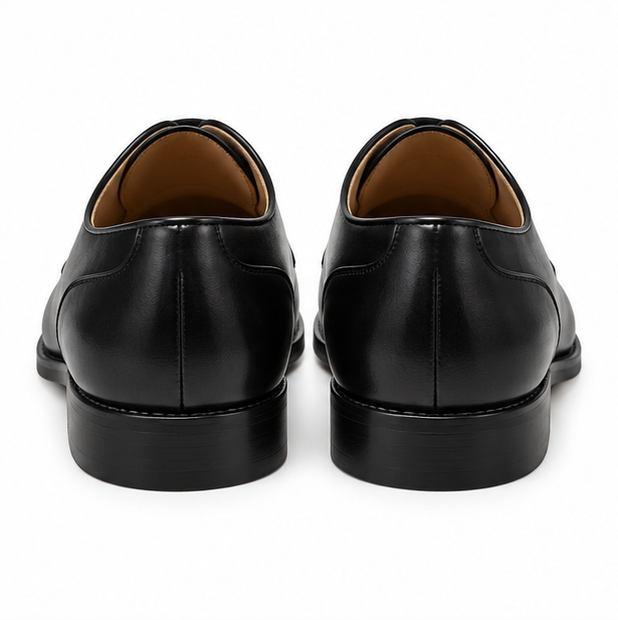 Bellagio Noir Leather Derby Shoes
