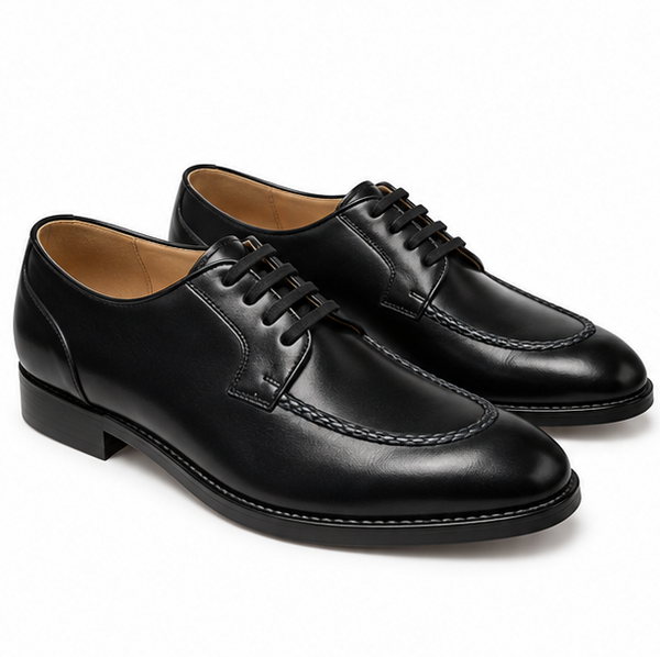 Bellagio Noir Leather Derby Shoes