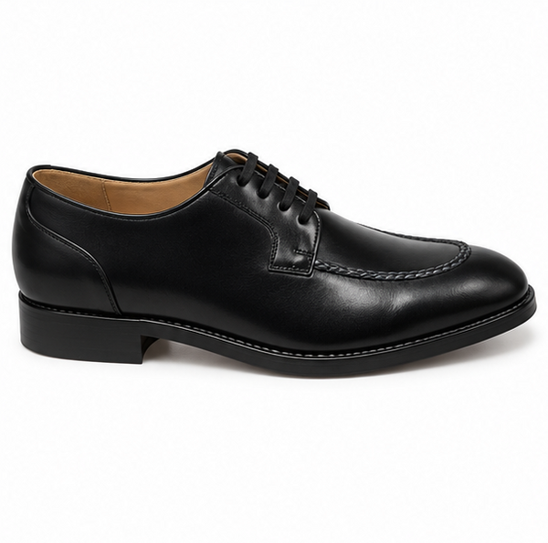 Bellagio Noir Leather Derby Shoes