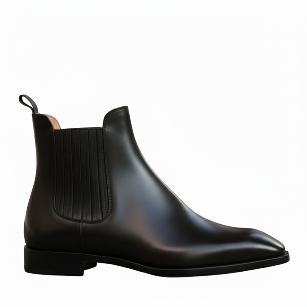 Arco Leather Chelsea Boot with Curve Toe
