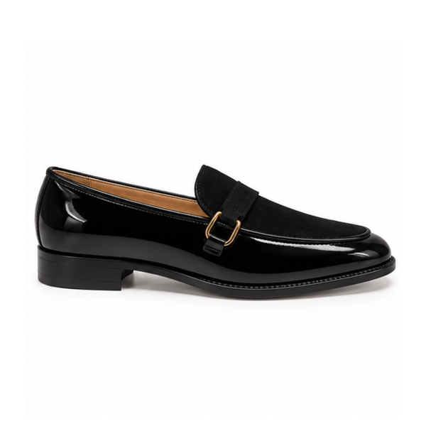 Luxury Elegance Suede Buckle Loafers