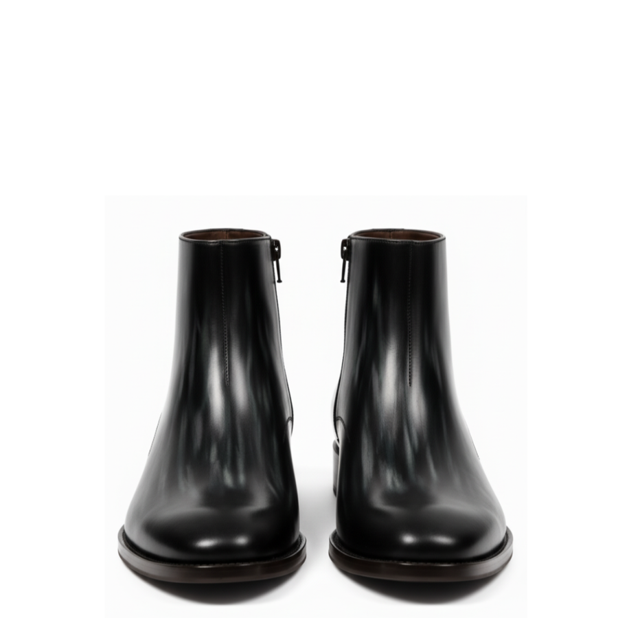 Italian Luxury Gradient Leather Chelsea Boots