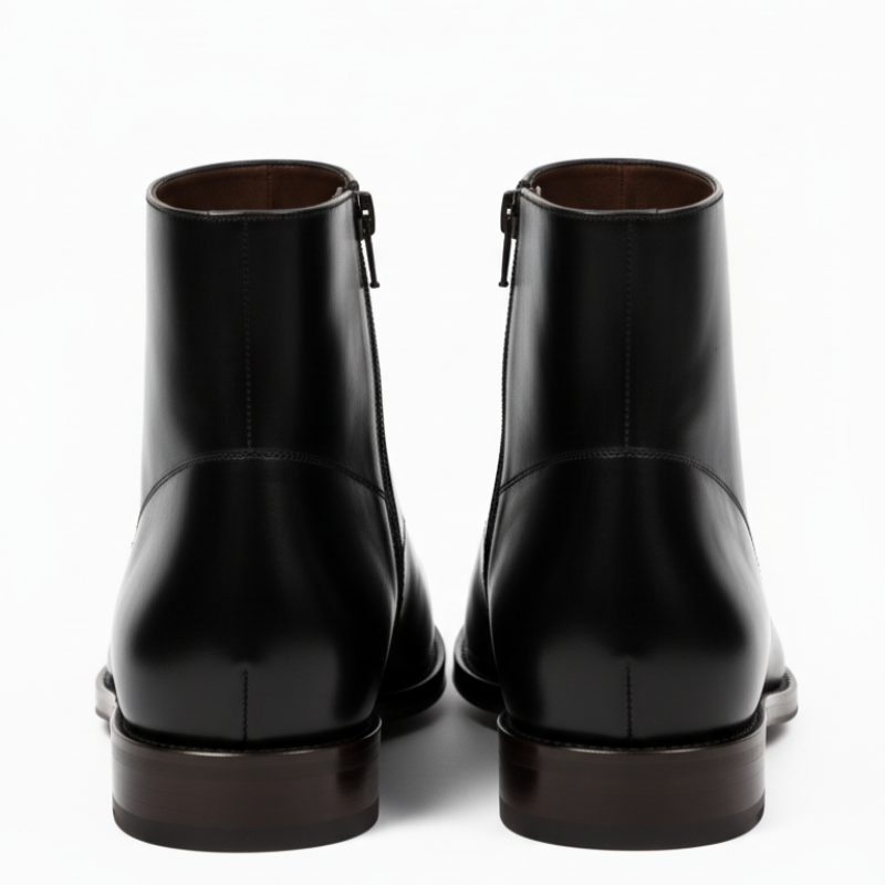 Italian Luxury Gradient Leather Chelsea Boots