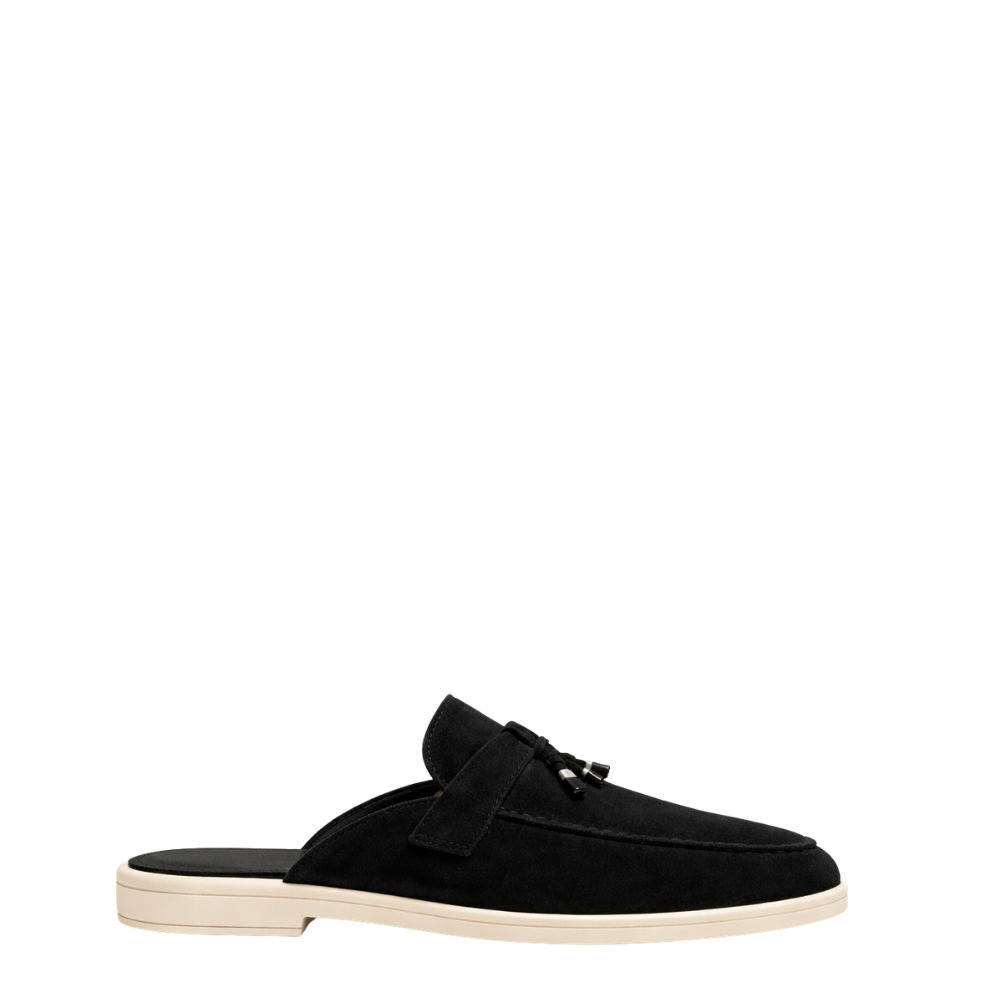 Italian Artisan Crafted Mule with Modern Tassel Finish