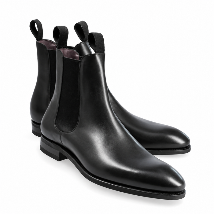 Midnight Classic Chelsea Leather Boots