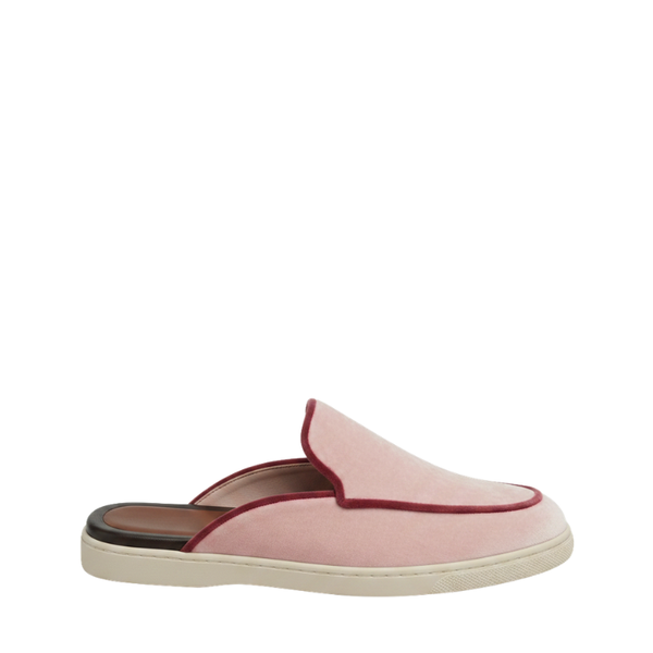 Blush Velvet Comfort Mule