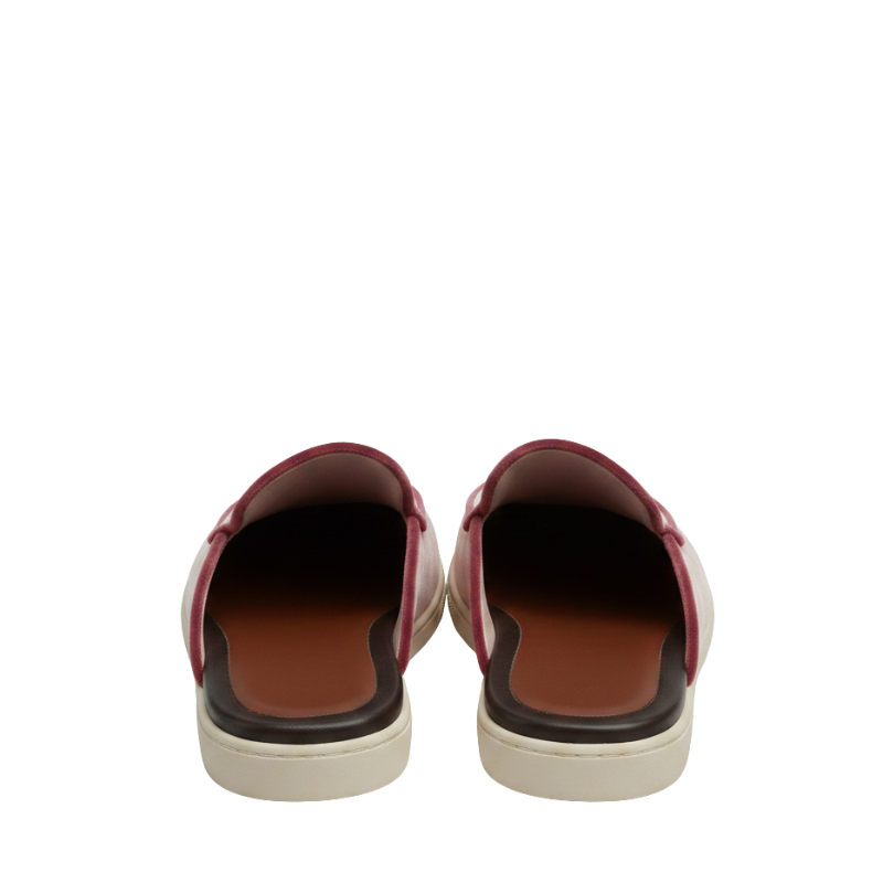 Blush Velvet Comfort Mule