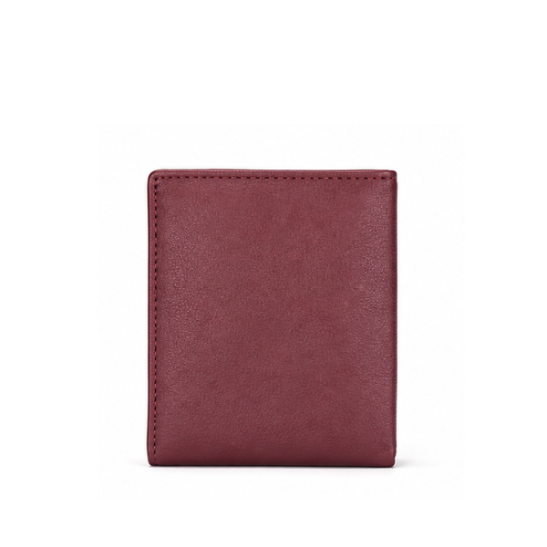 Bordeaux Classic Zip Bifold Wallet