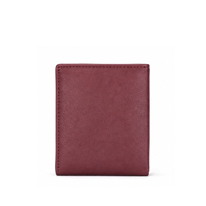 Bordeaux Classic Zip Bifold Wallet