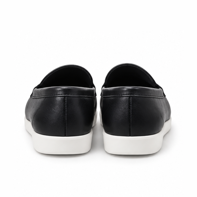 Bravino Onyx Leather Casual Loafers