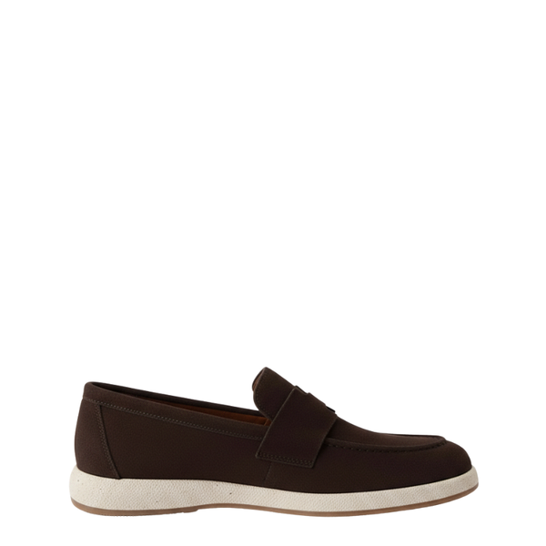 Tuscan Ease Italian Suede Loafers - Chocolate Brown