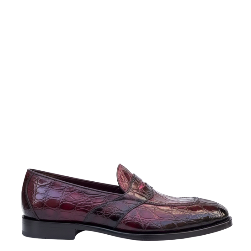 Aristo Rouge Croc Loafer