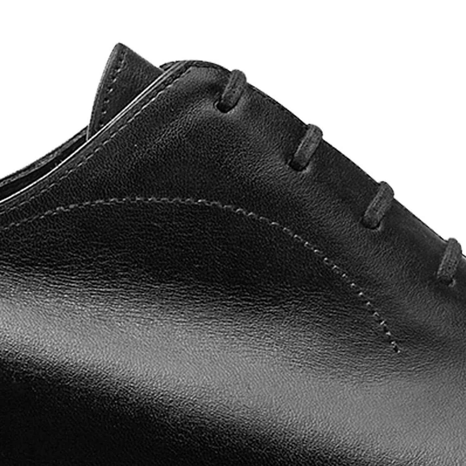 CASANOVA BLACK CALF LEATHER SHOES