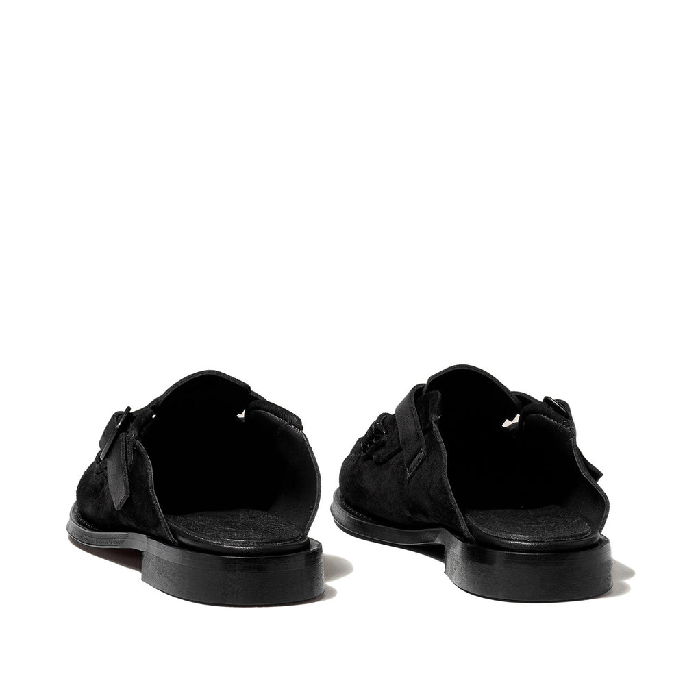Mens Buckle strap Mule