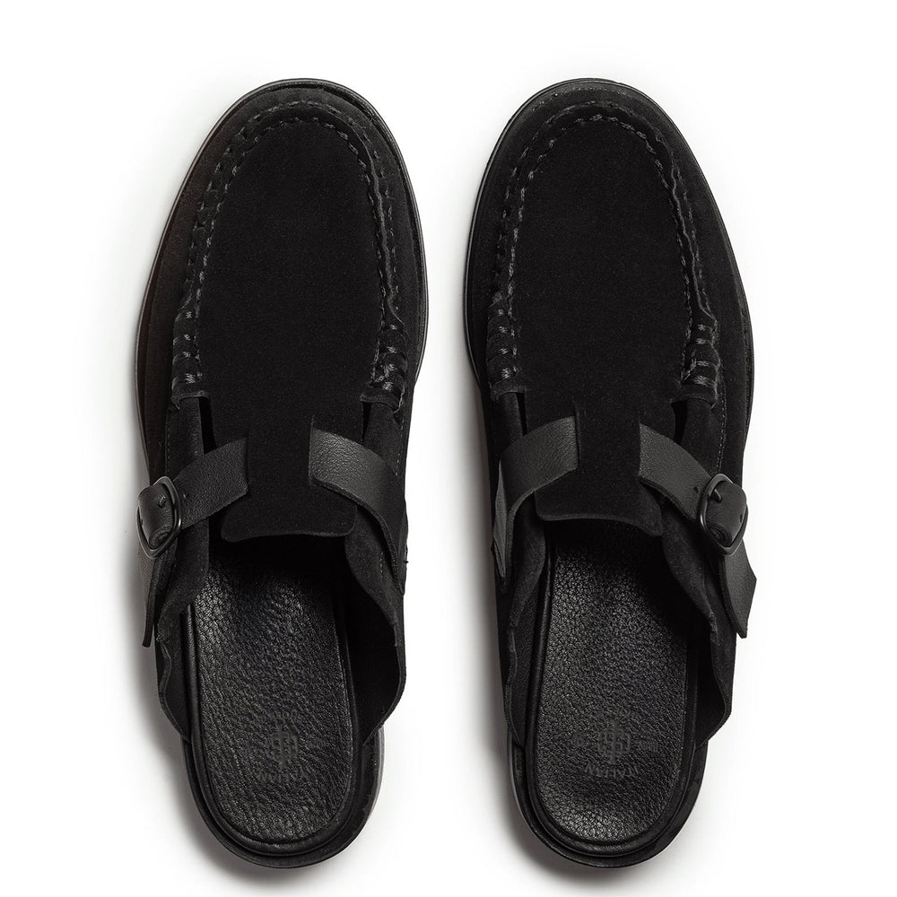 Mens Buckle strap Mule