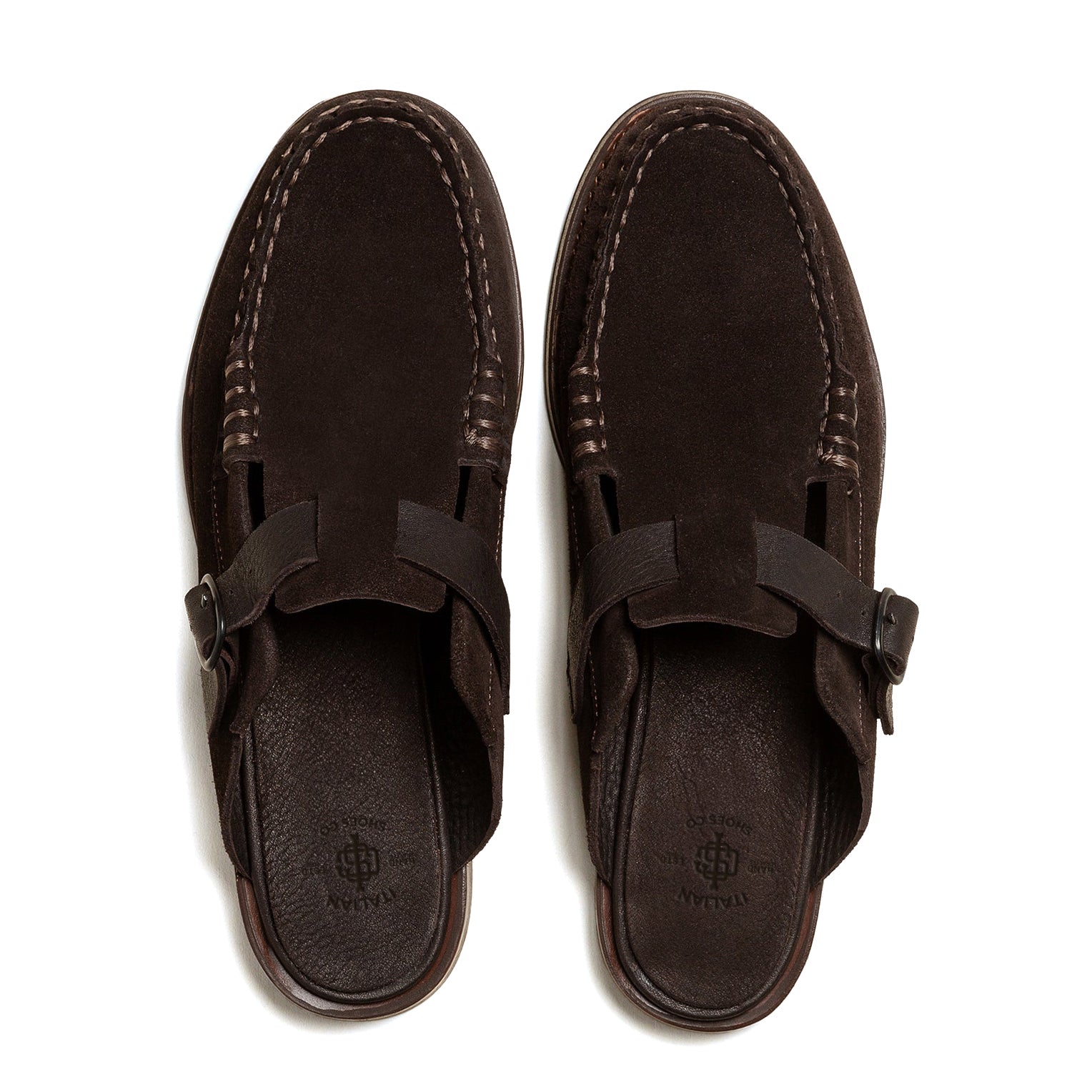 Men's Buckle-strap Mule Loafer