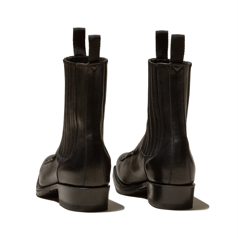 Men s Square Toe Braided Detail Chelsea Boot