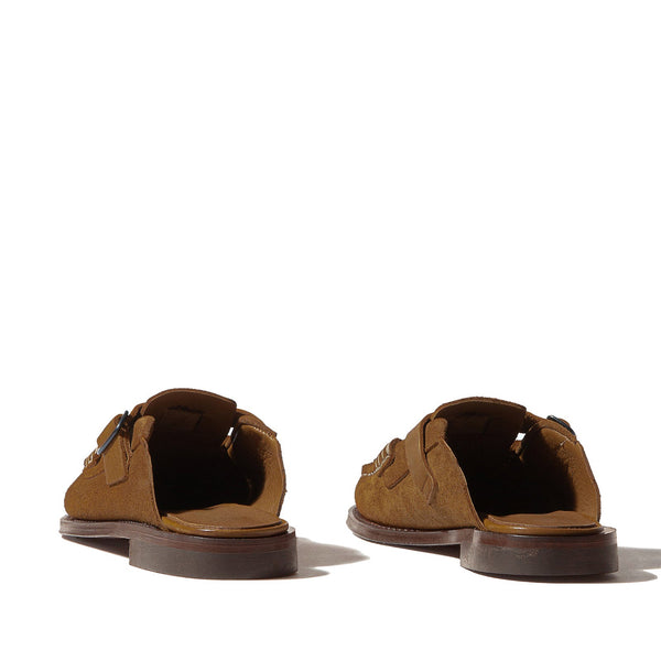 Mens Buckle strap Mule