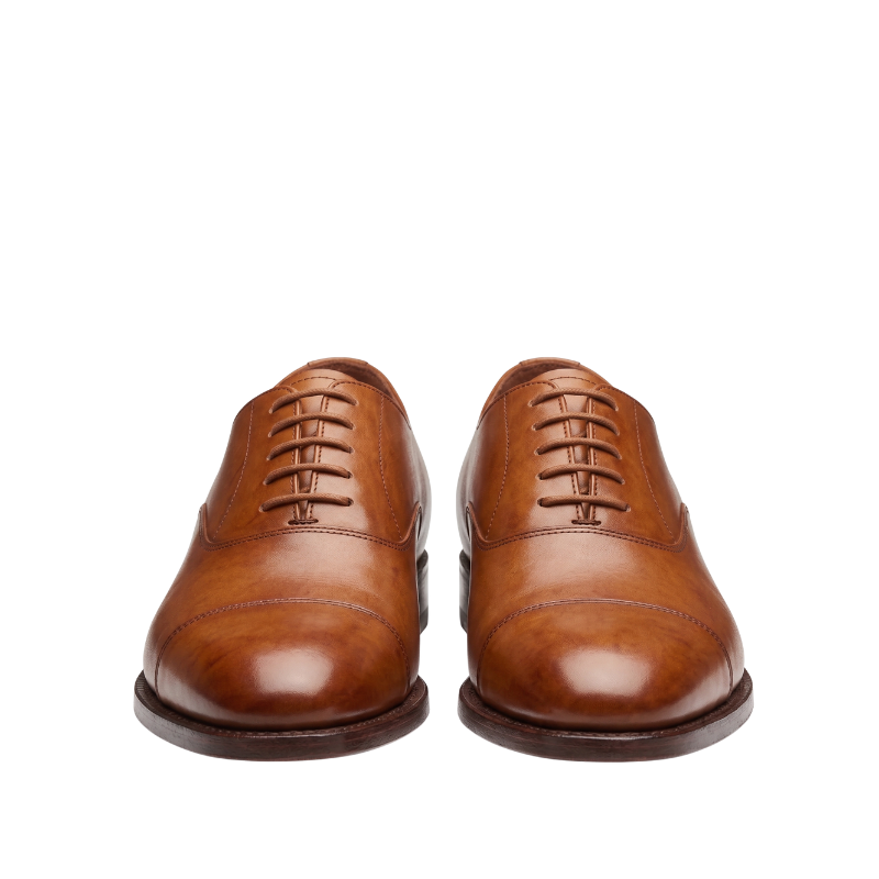 Cap-Toe Leather Classic Italian Oxford Shoes